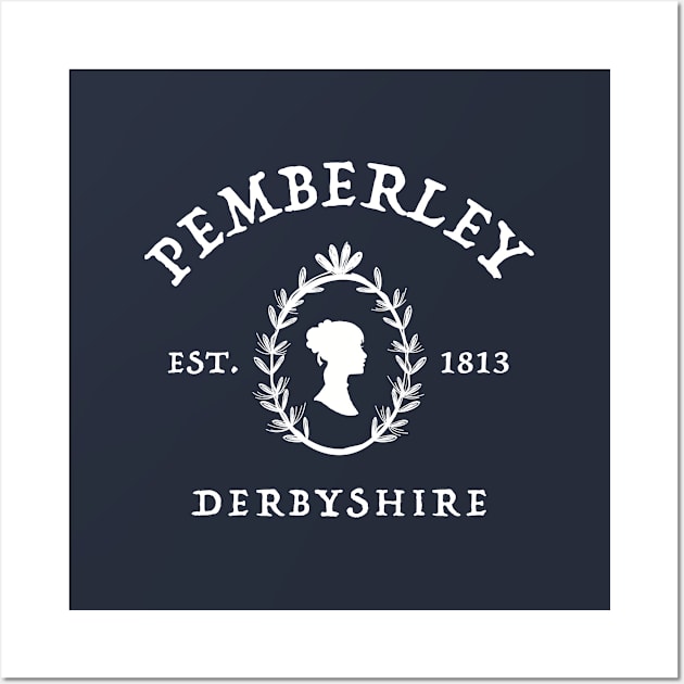 Pemberley 1813 - Pride And Prejudice - Jane Austen Wall Art by codeclothes